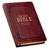 KJV Holy Bible, Standard Size, Burgundy Faux Leather w/Thumb Index and Ribbon Marker, Red Letter, King James Version 16 81k0j8TTT5L
