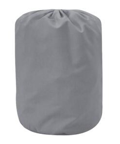 Classic Accessories Lunex Grey RS-1 Pedal Boat Cover, Fits Pedal Boats 112.5" L x 65" W, Marine Grade Fabric, Water-Resistant, Fits V-Hull Runabouts OutBoards and I/O, Trailerable 13 81k0qvBxhmL