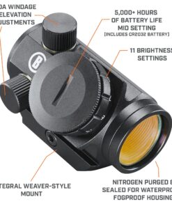 Bushnell Trophy TRS-25 Red Dot Sight Riflescope, 1x20mm, Black 39 81k0snjdZQL