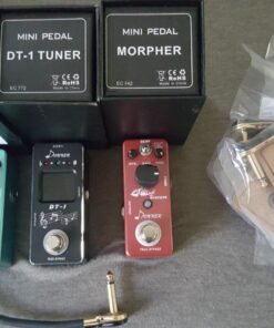 Donner Fuzz Pedal, Stylish Fuzz Guitar Pedal, Classic Mini Fuzz Pedal for Electric Guitar True Bypass Green Fuzz 43 81k1BMFsOKL