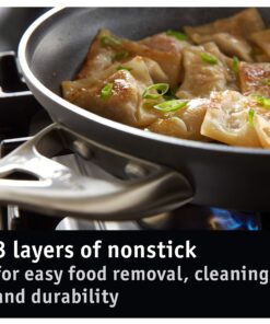 Alternative view of Calphalon Contemporary Hard-Anodized Aluminum Nonstick Cookware, Omelette Pan, 10-inch and 12-inch Set, Black