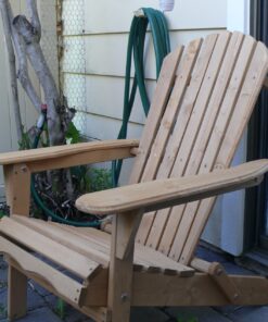 Best Choice Products Folding Adirondack Chair Outdoor Wooden Accent Furniture Fire Pit Lounge Chairs for Yard, Garden, Patio w/ 350lb Weight Capacity - Brown Natural 49 81k2DrefQhL