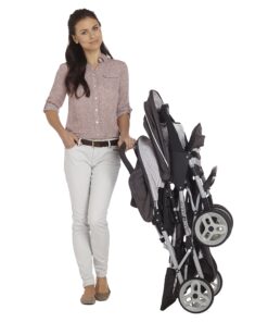 Graco DuoGlider Double Stroller | Lightweight Double Stroller with Tandem Seating, Glacier 50 81k2f3dhS5L