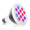 Indoor LED Grow Light Bulbs w/ Clamp Reflector (12W) Efficient Greenhouse Red & Blue Hydroponics Lighting | Produce Healthier Plants, Herbs, Flowers 16 81k2n5vQFL