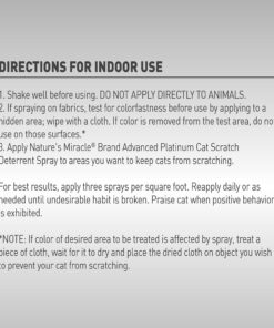 Nature's Miracle Advanced Platinum Cat Scratch Deterrent Spray, 8 Ounces, Discourages Destructive Scratching New Formula - 8oz 13 81k353j6OjL