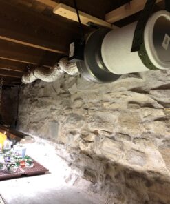 iPower GLFANXINL4FILT4MD8CTR 4 Inch 190 CFM Inline Fan Carbon Filter 8 Feet Ducting Combo with Variable Speed Controller and Rope Hanger for Grow Tent Ventilation, 4" Fan & Filter, Grey 4" Fan & Filter & Ducting 24 81k35Hx64YL 1