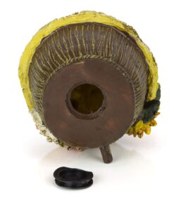 Dawhud Direct Hanging Bird Houses for Outside, Hand-Painted Bird Houses for Outdoors Decorative Birdhouses (Ladybug and Flowers) Ladybug and Flowers 11 81k3P2vujML