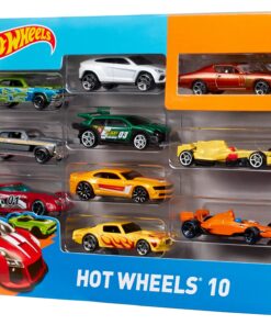 Hot Wheels Set of 10 1:64 Scale Toy Trucks and Cars for Kids and Collectors, Styles May Vary (Amazon Exclusive) 10-Pack 32 81k3mrHrZL