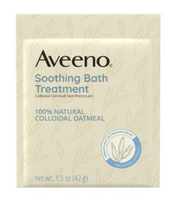 Aveeno Soothing Bath Soak for Eczema, Natural Colloidal Oatmeal, 8 ct. 1.50 Ounce (Pack of 8) 19 81k4miT2axL