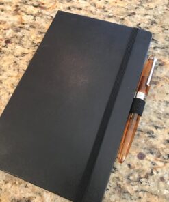 LEUCHTTURM1917 Self Adhesive Pen Loop Elastic Pen Holder (Black) Black 49 81k6P9tGfxL