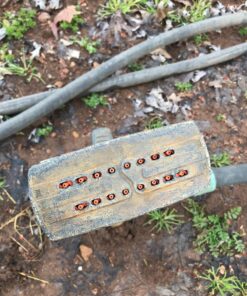 Gardena 38124 ZoomMaxx Oscillating Sprinkler on Metal Step Spike, Grey, Orange 2300 Sq. Ft. - ZoomMaxx 25 81k7PoWefPL