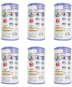 (Pack of 6) Intex 29000E/59900E Easy Set Pool Replacement Type A or C Filter Cartridge