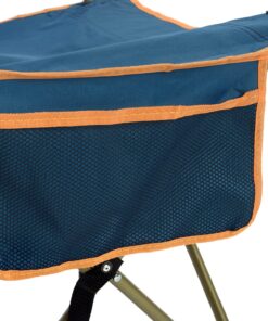 Quik Shade MAX Shade Relaxing Chair With Cup Holders, Foldable, Aluminum, Blue 40 81k8asxddTL