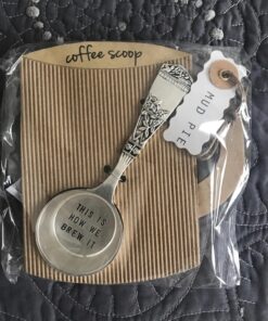 Mud Pie Brew it Coffee Scoop, 0.3815 X 19 X 8, Silver 5 81k9XWj7X3L