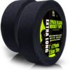 EAGLES Hockey Tape Multipurpose Cloth Tape Roll for Ice & Roller Hockey Stick, Blade & Handle Protector - Strong Over Grip for Lacrosse Baseball Bat Sports Gifts, Accessories, Equipment 2x Black 8 81kA3n1gtL