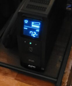 APC UPS 1350VA Sine Wave UPS Battery Backup and Surge Protector, BR1350MS Backup Battery Power Supply with AVR, (2) USB Charger Ports Sinewave 40 81kAeSLWFNL