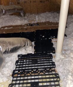 USA SEALING Attic Dek Flooring Storage System, Walking Deck Pallet Boards for Attic, Easy Installation Floor System for Garage, Roof and More, 4 Panels Included - Black 4pk - Universal 32 81kBtGMS3YL