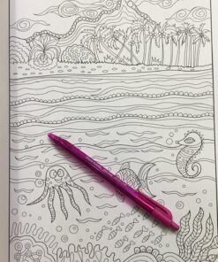 Adult Coloring Book: Island Dreams: Vacation, Summer and Beach: Dream and Relax with Gorgeous Illustrations Paperback, Large Print 32 81kEPDiw jL