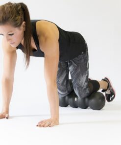 Rollga PRO - The BETTER Foam Roller for Flexibility, Muscle Recovery, Back & Neck Massage, & Exercise (Black) Black 26 81kEWxjby9L