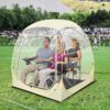 Eapele Sports Tent, Instant Pop-Up Tent Shelter, Outdoor Clean Bubble Tent 1-6 Person, Provides Rain Tent Protection for Watching Sports Events, Camping, Fishing, Cheering, and Parades 63"x63"x63"h 44 81kF4bgfuaL