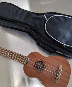 Hola! Heavy Duty SOPRANO (up to 21.5 Inch) Ukulele Gig Bag with 15mm Padding Black 58 81kF67rXX5L
