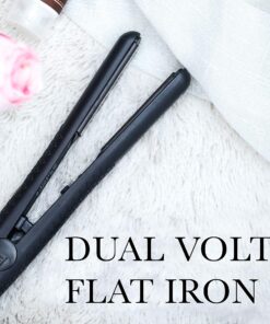 Alternative view of Herstyler Superstyler Onyx Ceramic Flat Iron, Ceramic Hair Straightener With Adjustable Temperature, Travel-friendly Dual Voltage Flat Iron Black