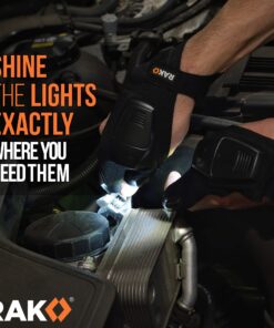 RAK Super Bright LED Flashlight Gloves with AAA Batteries - Christmas Gifts for Men - Dad Gadget Tool for Men, DIY Handyman, Father/Dad, Husband, or Women 11 81kH4DFvuOL