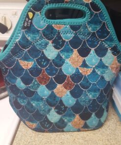 Artovida Artists Collective Insulated Neoprene Lunch Bag - Washable Soft Lunch Tote for Work and Picnic - Design By Budi Satria Kwan (Indonesia) – Ocean, Sea, Wave-Classic Budi Kwan The Wave 60 81kHdHaKEeL