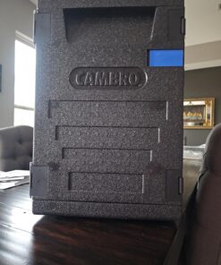 Cambro EPP400110 Insulated Food Carrier, Black 24 81kKyXOaD1L