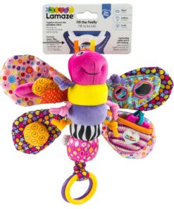 Alternative view of Lamaze Fifi the Firefly Clip On Car Seat and Stroller Toy - Soft Baby Hanging Toys - Baby Crinkle Toys with High Contrast Colors - Baby Travel Toys Ages 0 Months and Up