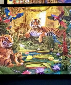 Buffalo Games - Signature Collection - Tiger Family in the Jungle - 1000 Piece Jigsaw Puzzle Multicolor, 26.75"L X 19.75"W 20 81kMzyGQrZL