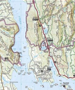 Alternative view of Acadia National Park Map (National Geographic Trails Illustrated Map, 212) Map, Folded Map