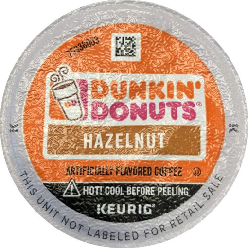 Dunkin Donuts Hazelnut Flavored Coffee K-Cups For Keurig K Cup Brewers, 32 Count (Packaging May Vary) 32 Count (Pack of 1)