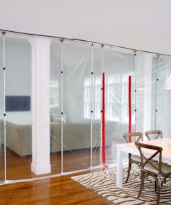 ZIPWALL HDAZ12 Heavy Duty Zipper, 12 Pack, Red, 12 Count Heavy-Duty Dust Barriers 11 81kNyPjCx4L