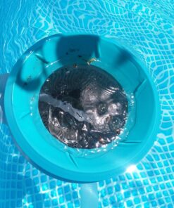 Intex 28000E Deluxe Wall-Mounted Swimming Pool Surface Automatic Skimmer with Removeable Skimmer Basket for 800+ GPH Pumps 35 81kOIoO2FwL