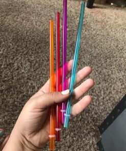 Alternative view of Tiki Tumblers Reusable Drinking Straws 6 Piece - Fits Tervis, Signature & Other Tumbler Brands Straws Assorted