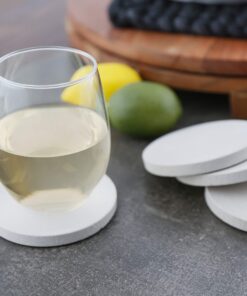 Thirstystone Sandstone Coasters, 4 inch round, Plain Natural 14 81kPb5DzwXL