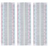 ELEGOO 3pcs Breadboard 830 Point Solderless Prototype PCB Board Kit for Arduino Proto Shield Distribution Connecting Blocks 1)830*3 11 81kQQBi223L