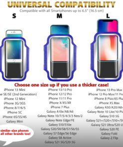 TRIBE Running Phone Holder Armband. iPhone & Galaxy Cell Phone Sports Arm Bands for Women, Men, Runners, Jogging, Walking, Exercise & Gym Workout. Fits All Smartphones. Adjustable Strap, CC/Key Pocket L: iPhone+/Pro Max/XR/XS Max/Galaxy+/Ultra/Note 22 81kROQP80L