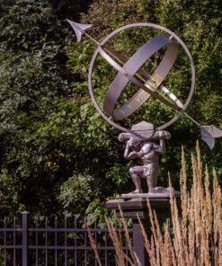 Good Directions Atlas Armillary Sundial Pewter 13 81kSSCr4STL