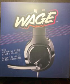 Wage Pro Universal Gaming Headset - Black/Green (WMAGY-N080) Wage Pro 22 81kTicSVN2L