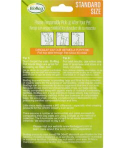 Alternative view of BioBag Compostable Pet Waste Bags, Standard Size, 50 Count (187105-4) (Pack of 4) 4 - 50 Count Packs