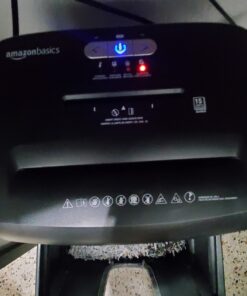 Amazon Basics 15 Sheet - New model Cross Cut Paper and Credit Card CD Shredder With 6 Gallon Bin, Black 59 81kWVgMSLL