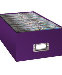 Pioneer B-1 Photo / Video Storage Box - Holds over 1,100 Photos up to 4x6" or 10 VHS Videos, Solid Color: Bright Purple. 11 81kY87fb4CL