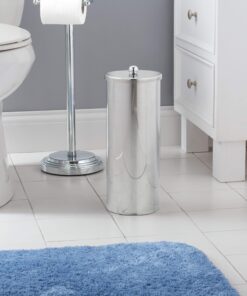 Alternative view of Zenna Home Toilet Paper Holder, Canister Holds 3 Rolls, Stainless Steel Toilet Paper Canister