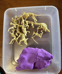 Bedwina Dinosaur Fossil Skeleton - (Pack of 24) 3.7 Inch Assorted Plastic Dino Figure Bones for Kids Science Dig Kit, Digging Sandbox Bins Play Toys, Party Favors, Birthday Decorations 27 81ka8EnOPCL