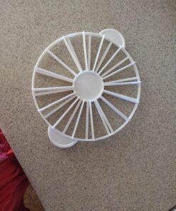 Ateco 1328 Cake Portion Marker, 14 or 16 Slices, Works for Cakes Up To 16-Inches Diameter, White 14 - 16 Portions 12 81kaPTrvw8L