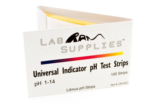 Litmus Test Paper pH Test Strips, Universal Application (pH 1-14), 300 Testing Strips | for Saliva, Soap, Urine, Food, Liquids, Water with Soil Testing, and Lab Monitoring 300 pH Strips