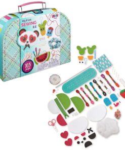 My First Sewing Kit by Alex Crafts, Perfect for Beginners, Arts and Crafts Colorful and Fun Sewing Projects to Learn the Basic Skills of Sewing (Ages 7+) 33 81kc2PQCQTL