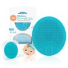 Frida Baby DermaFrida The SkinSoother Baby Bath Silicone Brush| Baby Essential for Dry Skin, Cradle Cap and Eczema (2 Pack) Blue 2 pack 14 81kcZHP4zzL
